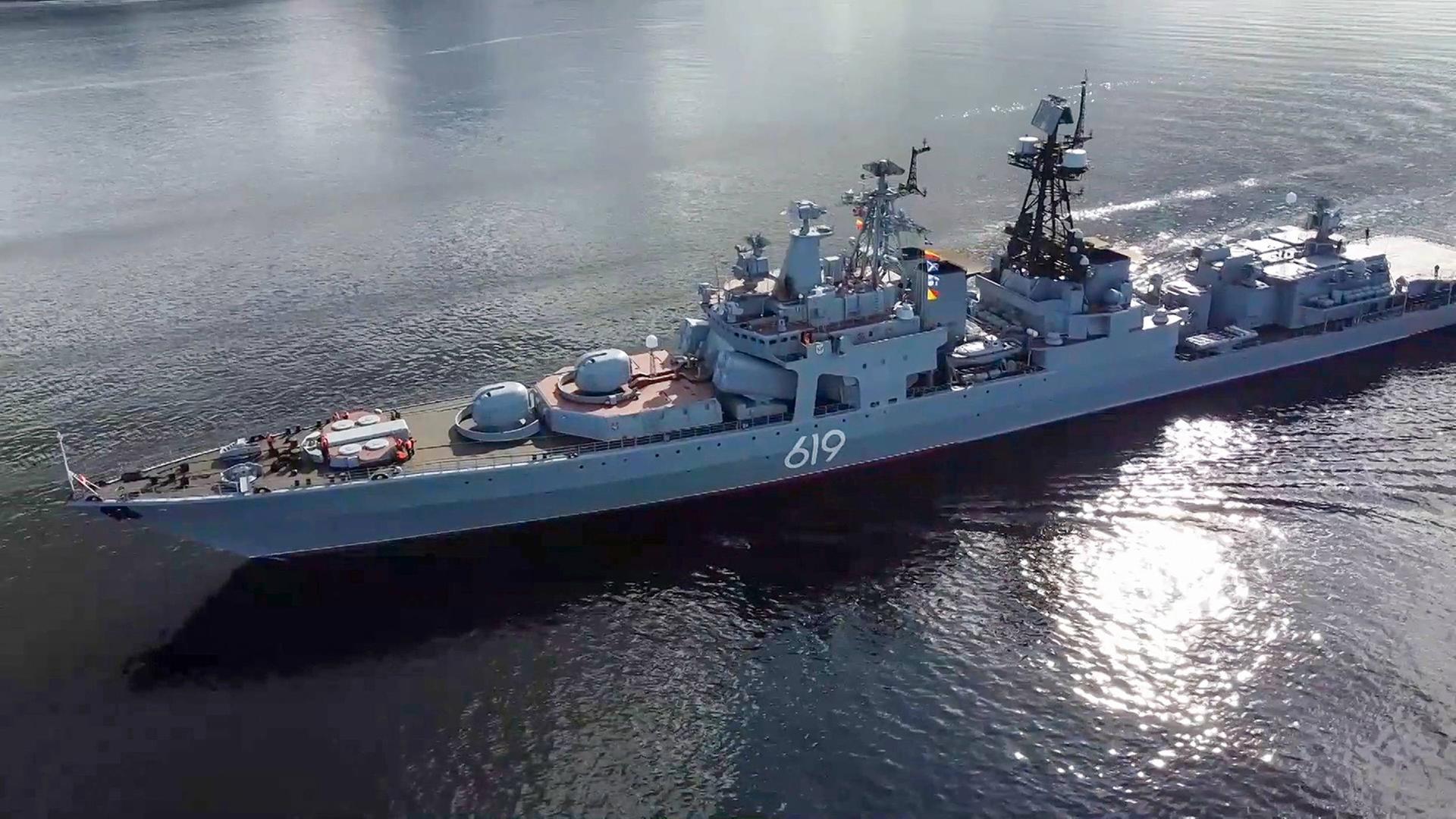 Russischer Zerstörer 