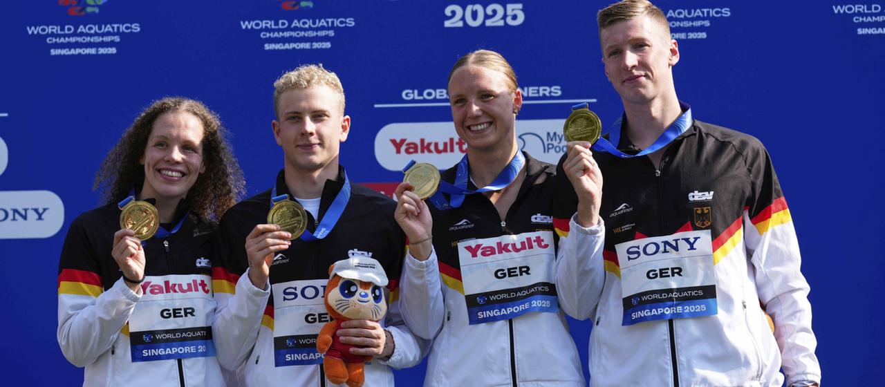 Schwimm-WM: Viertes WM-Gold für Wellbrock | tagesschau.de