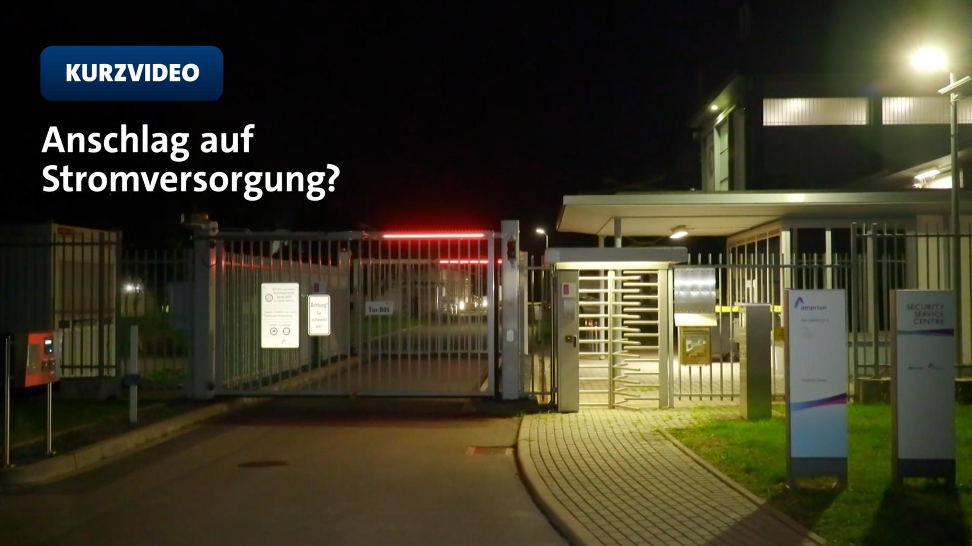Großeinsatz am Umspannwerk in Bergheim in Nordrhein-Westfalen