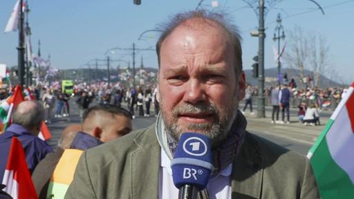Andreas Bachmann, ARD Budapest, zu den Großkundgebungen in Ungarn