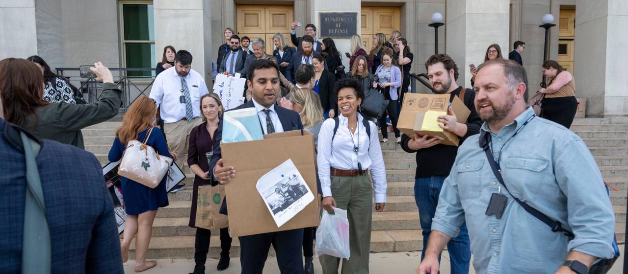 Pentagon press office WhatsApp ban journalists protest The Digital Frontier: Surveillance and the Future of Transparency
