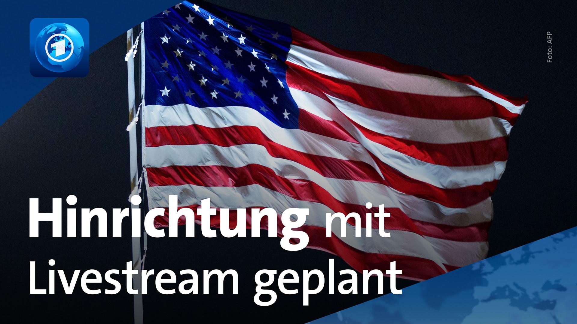 Eine US-Flagge weht an einem Fahnenmast. | AFP/ARD-aktuell