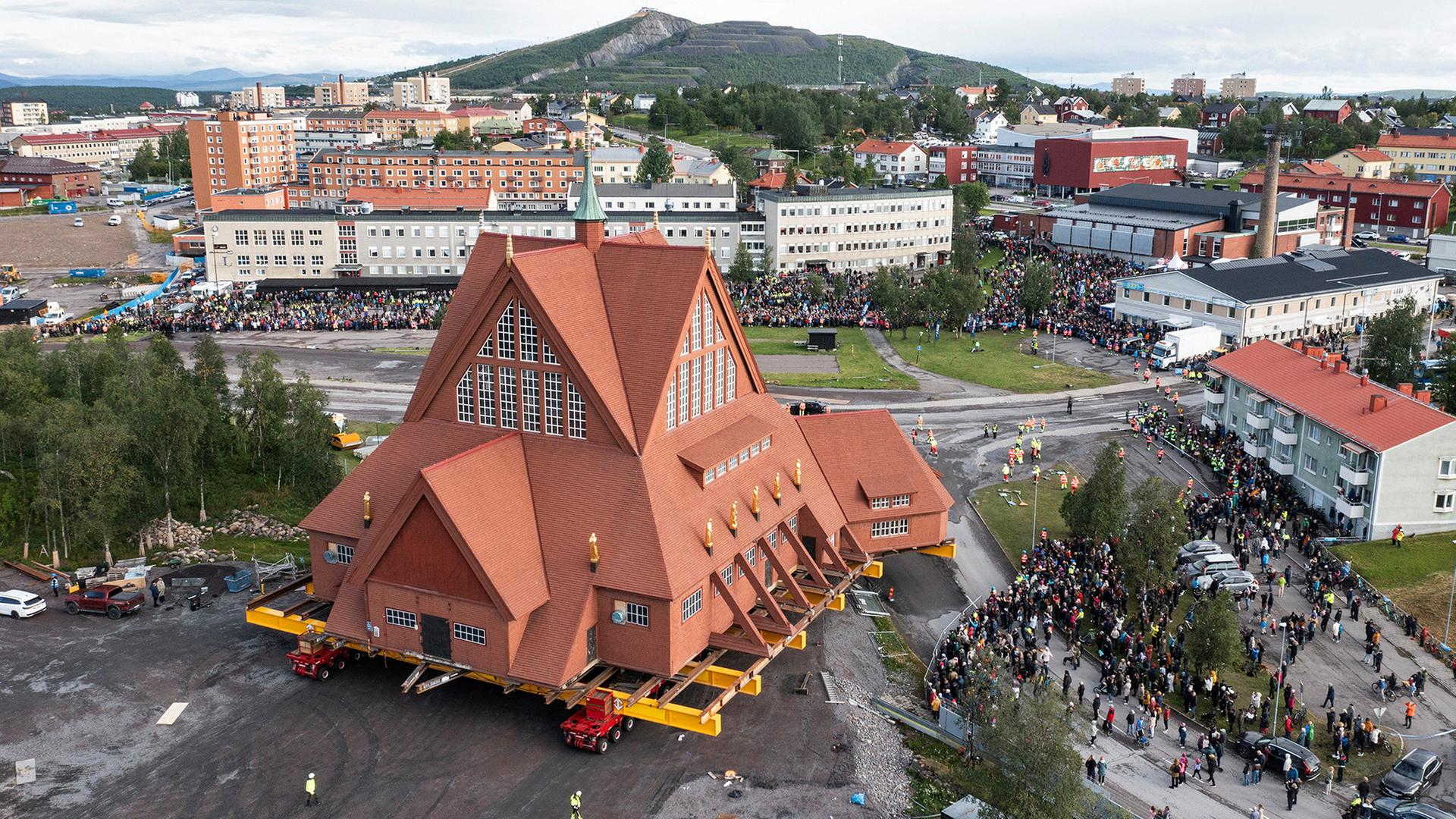 Bergbaustadt Kiruna in Schweden: Eine Kirche zieht um