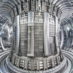 Blick in das Vakuumgefäß