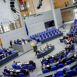 Blick ins Plenum des Deutschen Bundestags.
