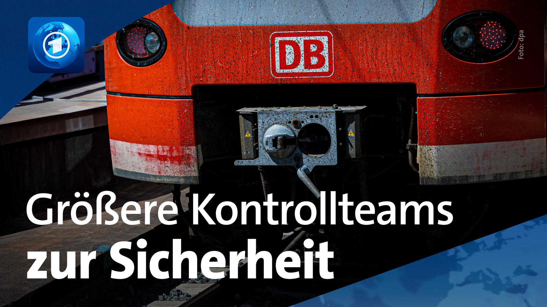 Ein Zug der Deutschen Bahn steht am Bahngleis. | dpa/ARD-aktuell