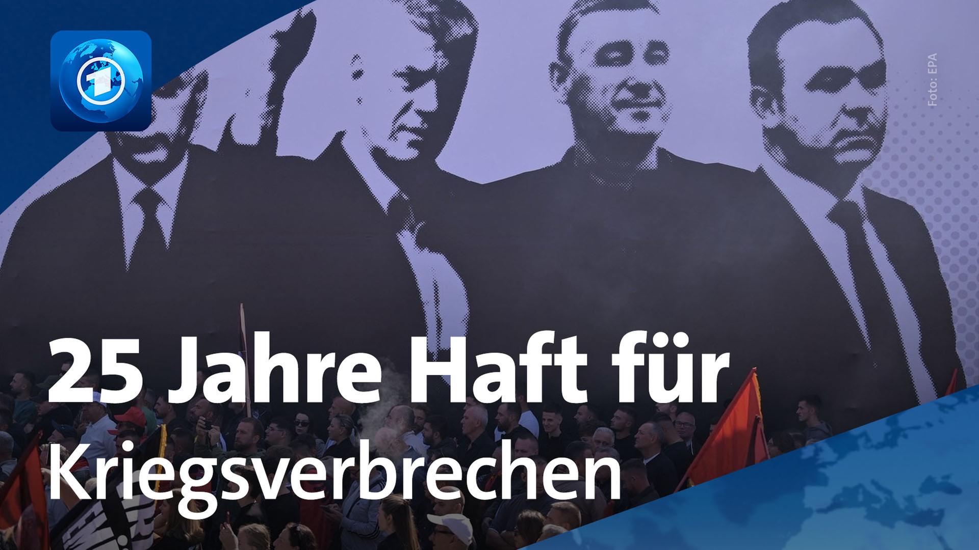 Urteil Kriesgverbrechen | EPA/ARD-aktuell