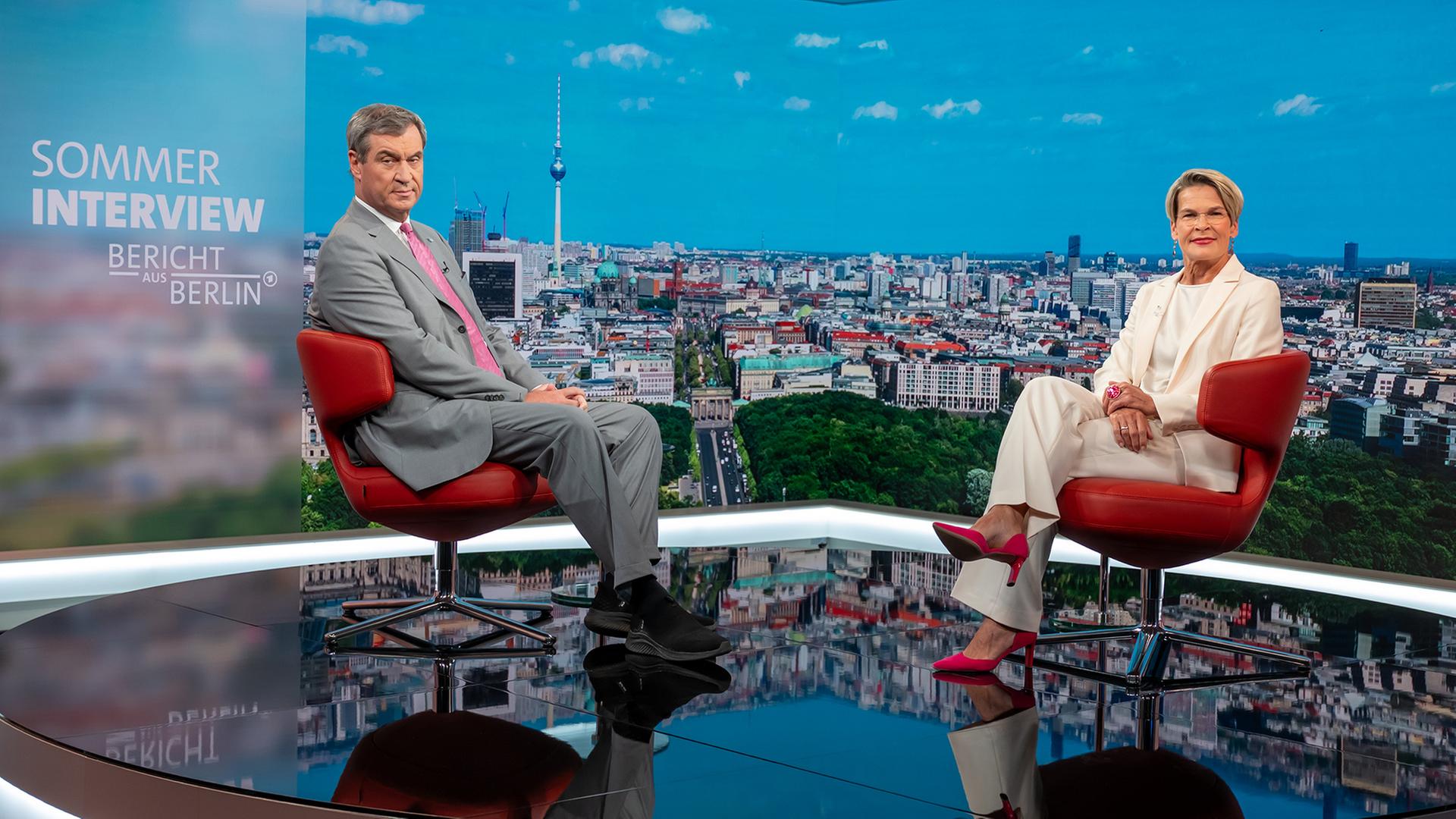 Das Sommerinterview mit CSU-Chef Söder im Faktencheck