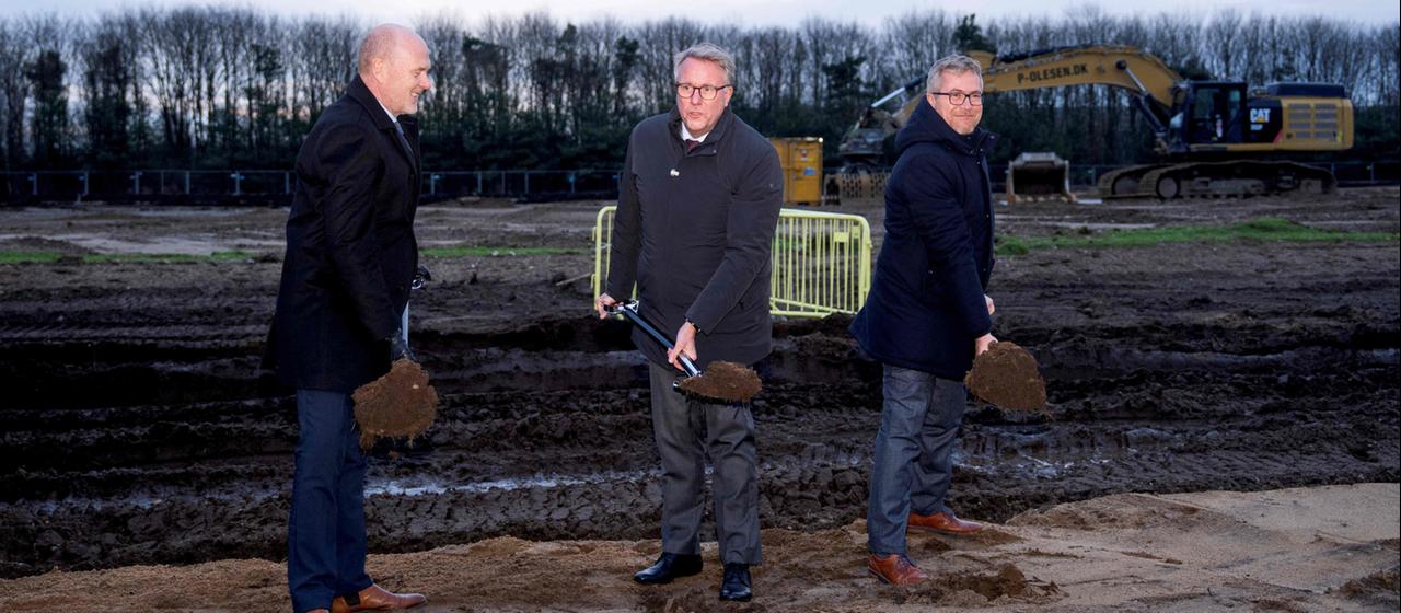 Spatenstich für ukrainische Rüstungsfertigung in Dänemark