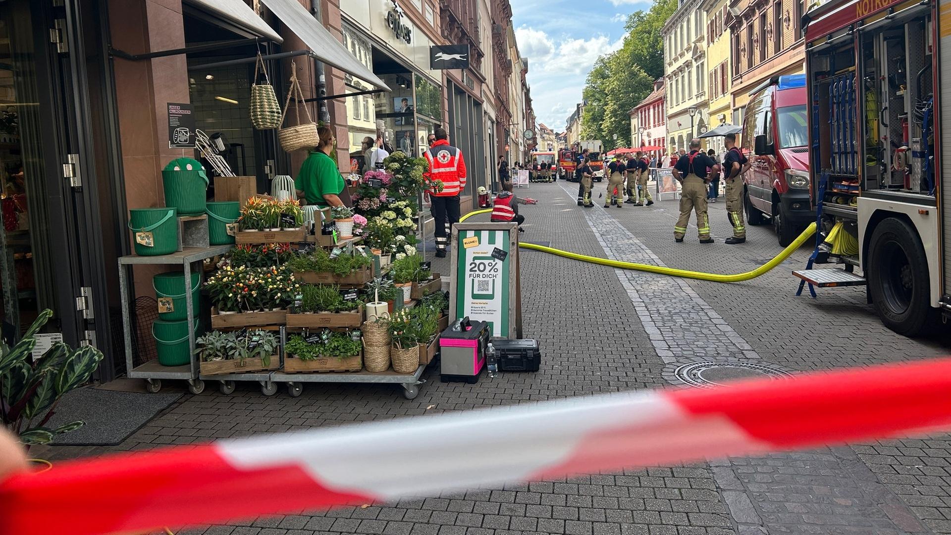 Explosive Chemikalie entdeckt? Größerer Einsatz in Heidelberger Altstadt