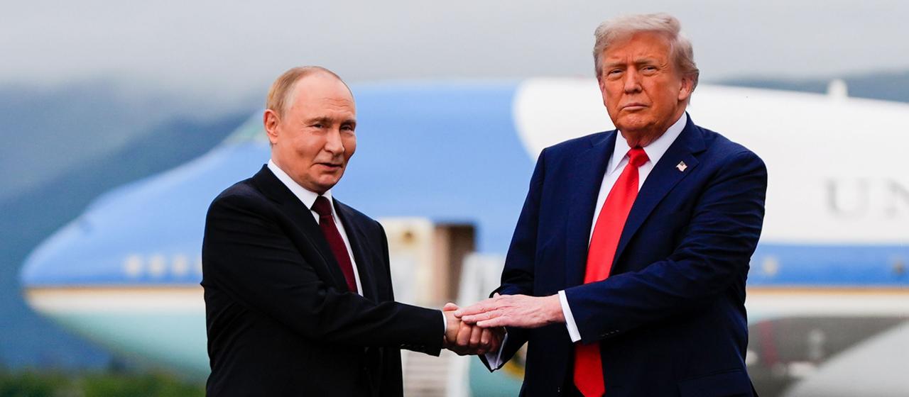 Wladimir Putin und Donald Trump in Alaska im August 2025.
