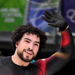 Bobpilot Adam Ammour bei den Olympischen Spielen
