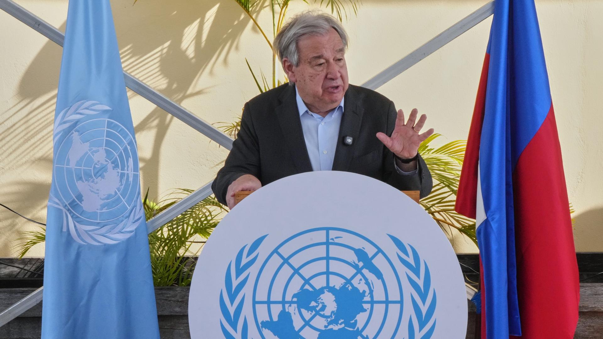 Gewalt in Haiti: Guterres bittet um Verzeihung für Untätigkeit der Welt