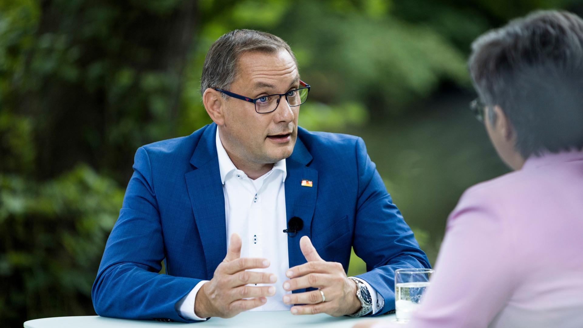 Tino Chrupalla im ZDF-Interview