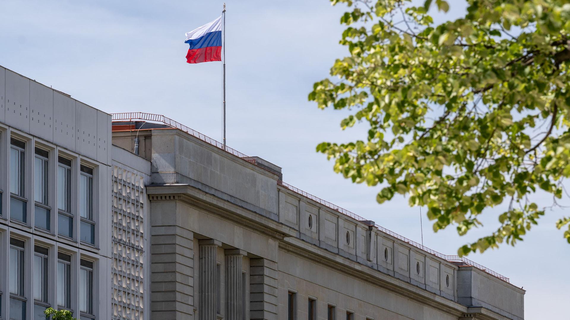 Die russische Botschaft Unter den Linden, Berlin. | dpa