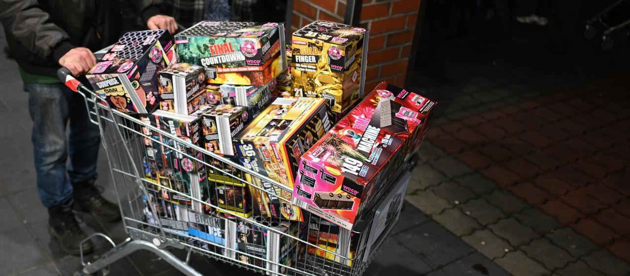 Verkauf von Silvester-Feuerwerk (Archivbild)