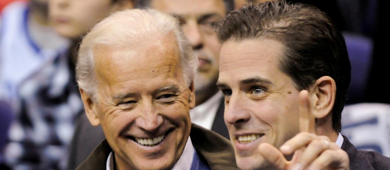 Hunter Biden neben seinem Vater Joe