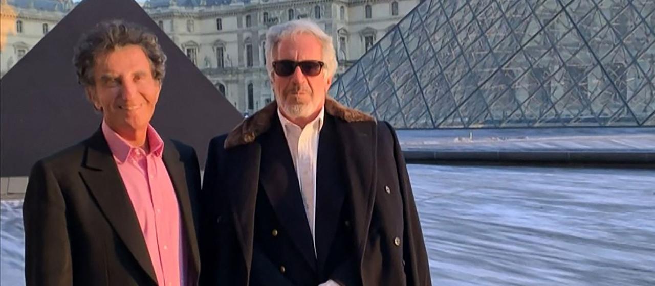 Jack Lang (l) und Jeffrey Epstein