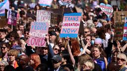 Demonstration für Trans-Rechte in London