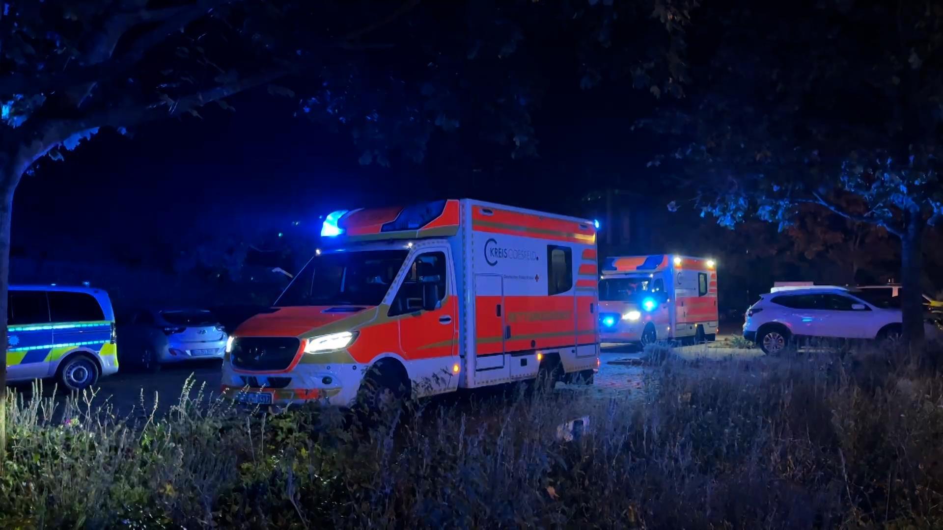 Einsatz nach Gewalttat in Olfener Seniorenheim | Gruber / News 4 Video Line TV
