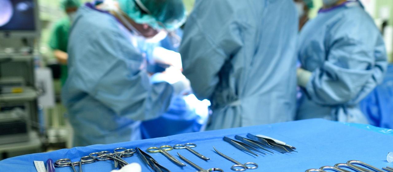 Operation in einem Krankenhaus