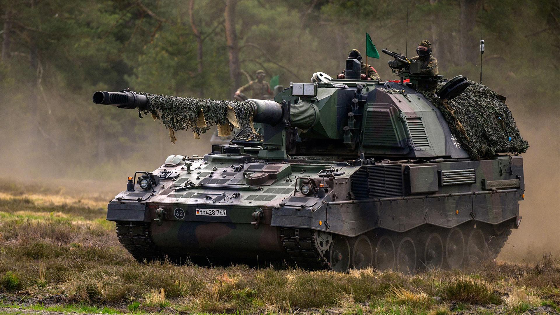 Eine Panzerhaubitze 2000 der Bundeswehr. | picture alliance/dpa