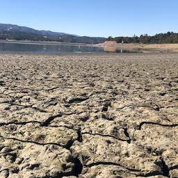 Ein freigelegtes Trockenbett am Lake Mendocino. (Archivbild: 04.08.2021)