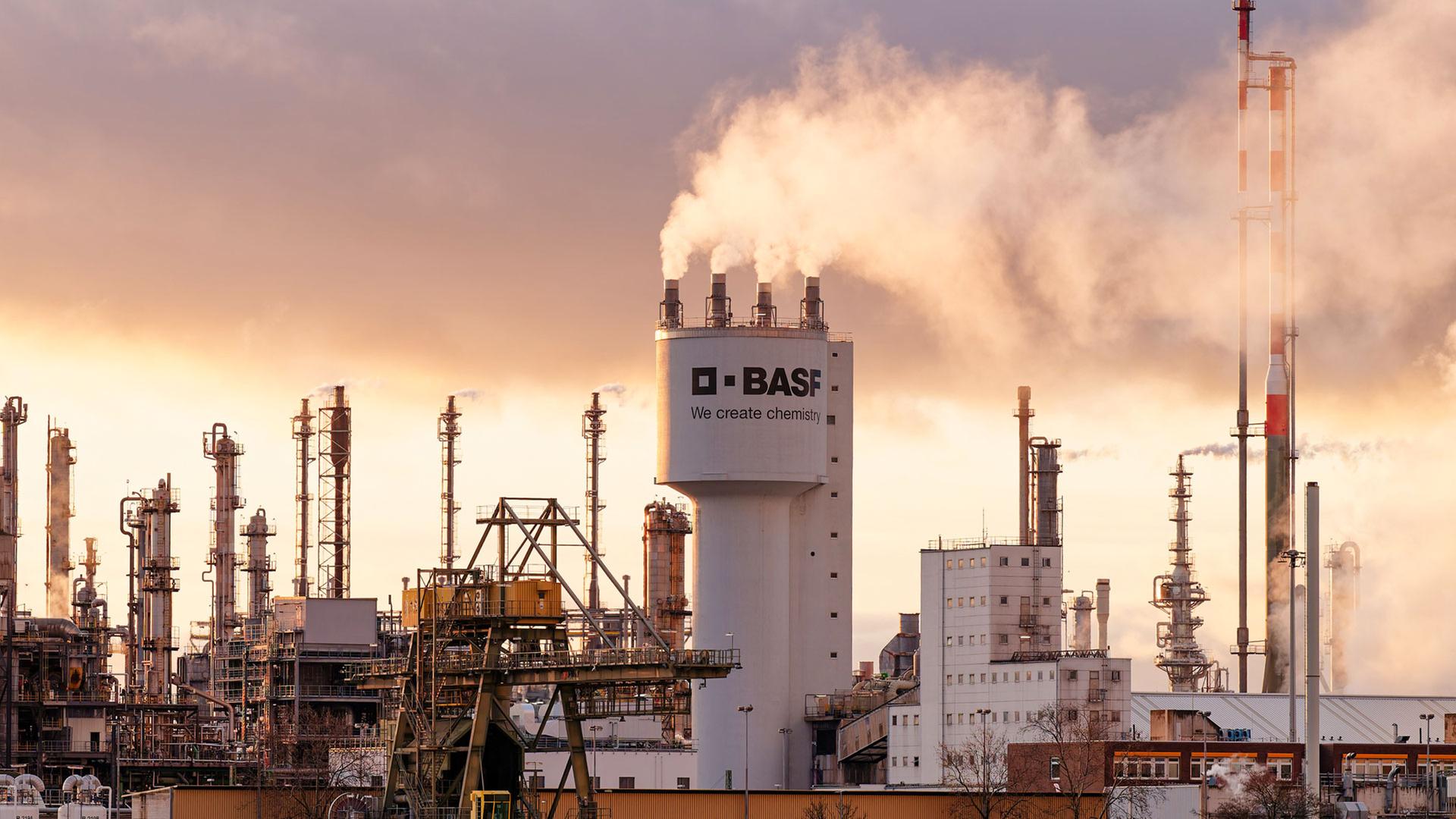 BASF Werksgelände am Rheinufer | picture alliance/dpa