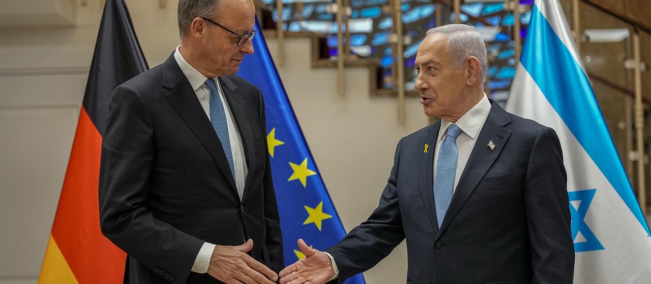 Friedrich Merz und Benjamin Netanjahu (Archivbild.07.12.2025)