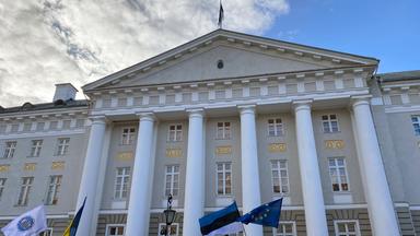 Das Hauptgebäude der Universität Tartu.