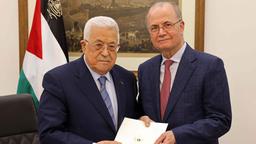 Mahmud Abbas (l.), Mohammed Mustafa