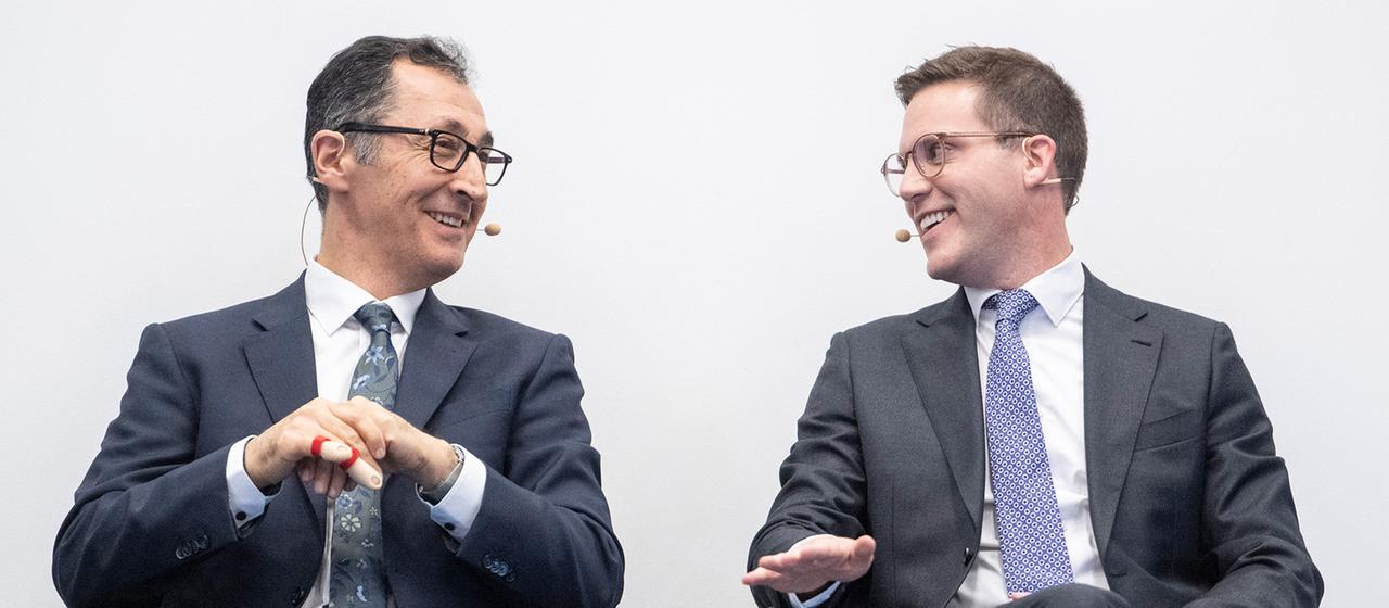 Cem Özdemir (l) und Manuel Hagel