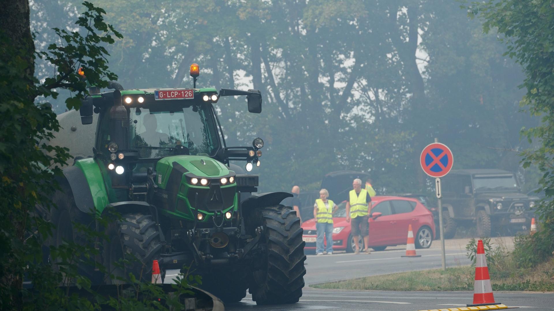 Offizielle Entwarnung in Hürtgenwald - Großbrand im Hohen Venn
