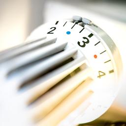 Ein Heizungsthermostat.