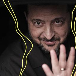 Volodymyr Zelensky, Präsident der Ukraine.