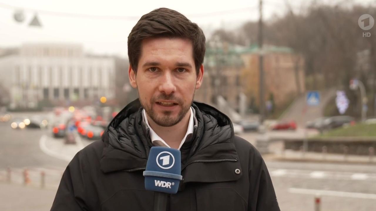Vassili Golod, ARD Kiew, über den überraschenden Besuch von Kanzler ...