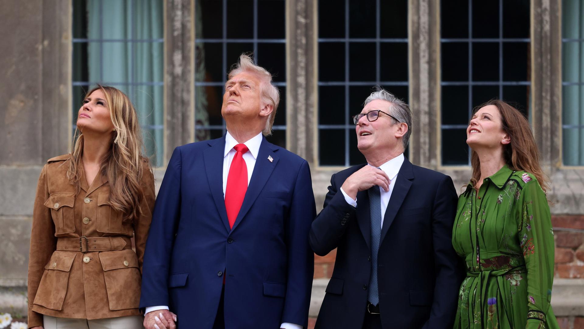 Donald Trump und Keir Starmer während des Staatsbesuchs des US-Präsidenten | EPA