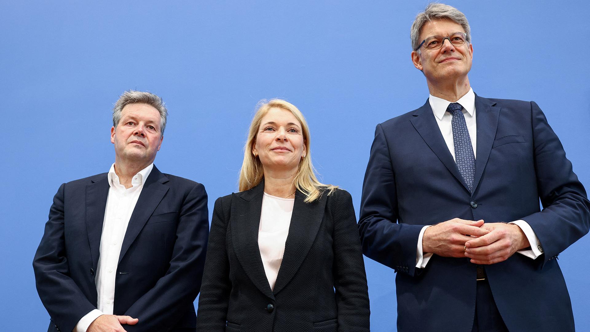 Dirk Rompf, Evelyn Palla und Patrick Schnieder | REUTERS