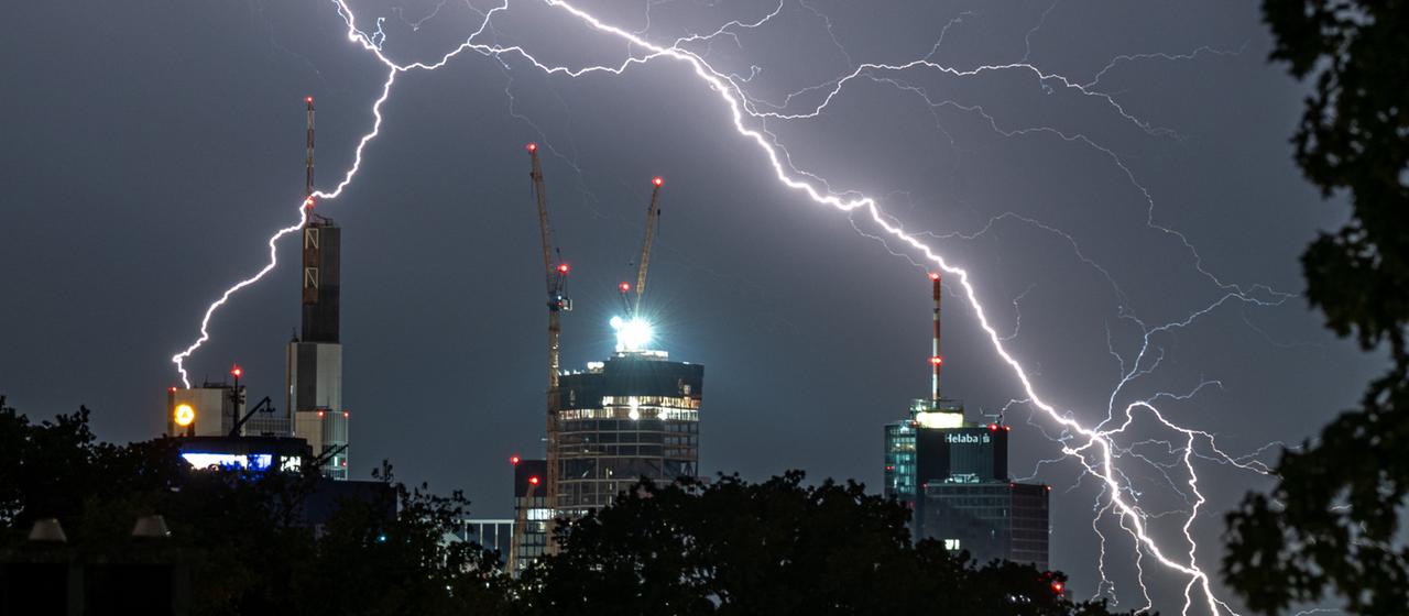 Gewitter in Frankfurt