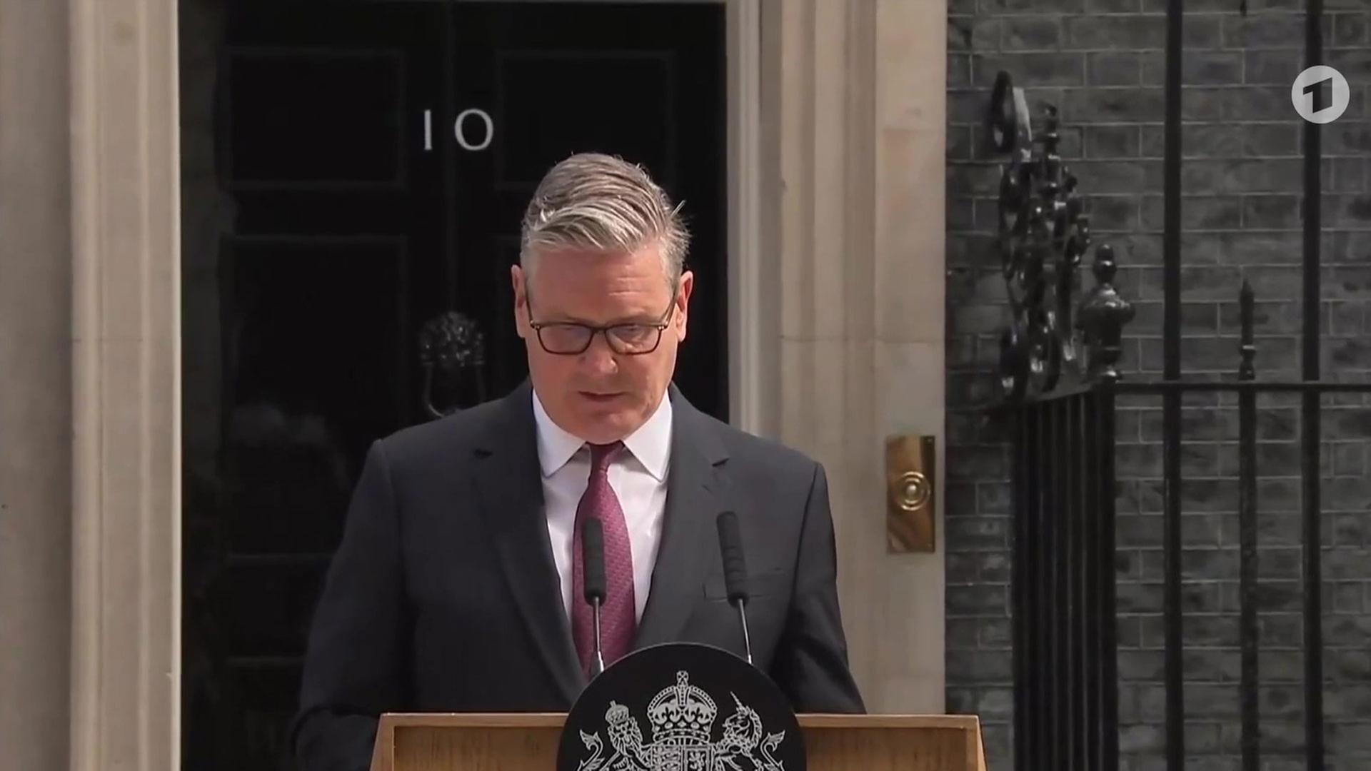 Großbritanniens Premierminister Starmer kündigt seinen Rücktritt an