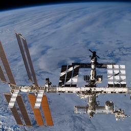 Blick auf die International Raumstation ISS
