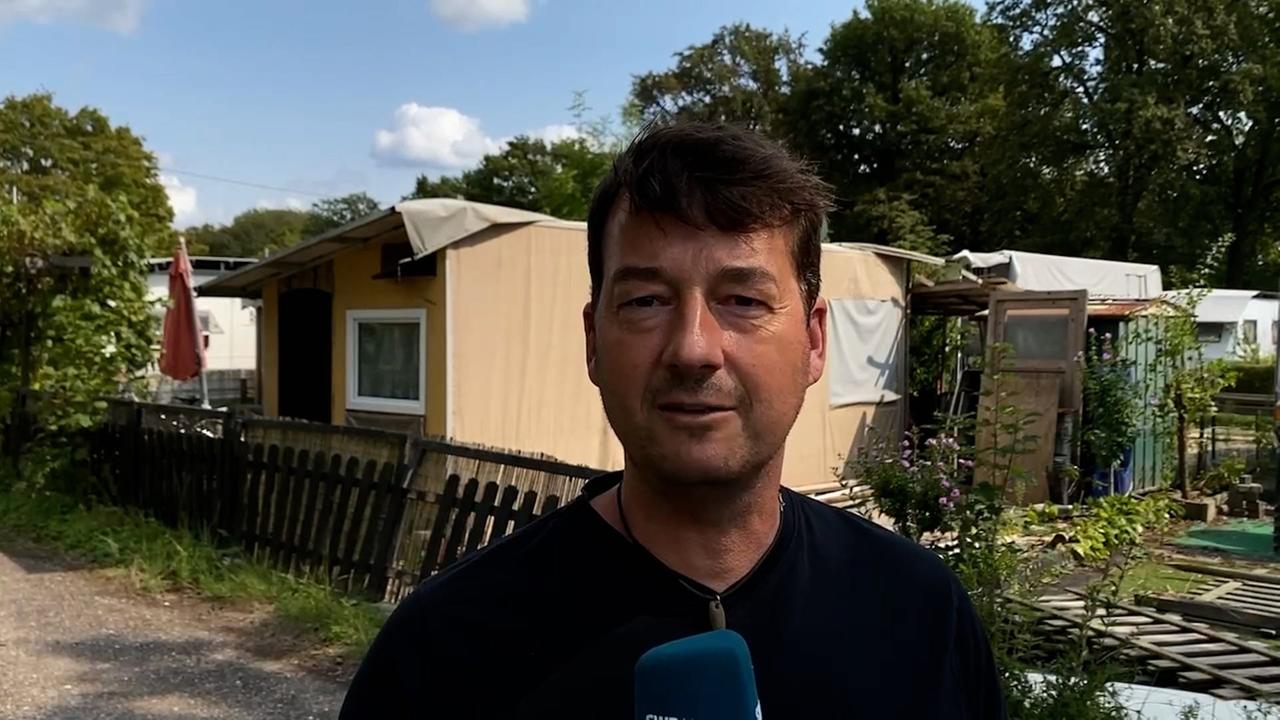 Campingplatzwart zur Räumung des Campingplatzes Lingenfeld tagesschau.de