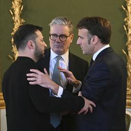 Wolodymyr Selenskyj, Keir Starmer, Emmanuel Macron