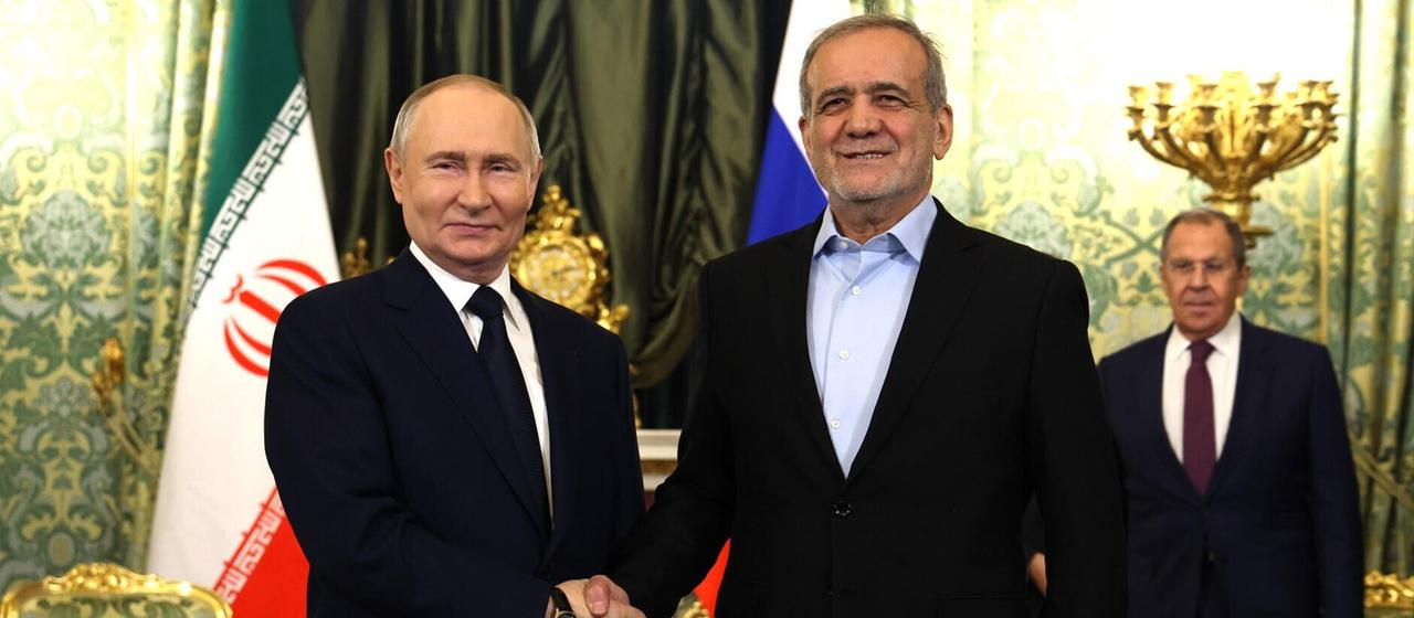 Wladimir Putin und Masoud Pezeshkian (Archivbild: 17.01.2025)