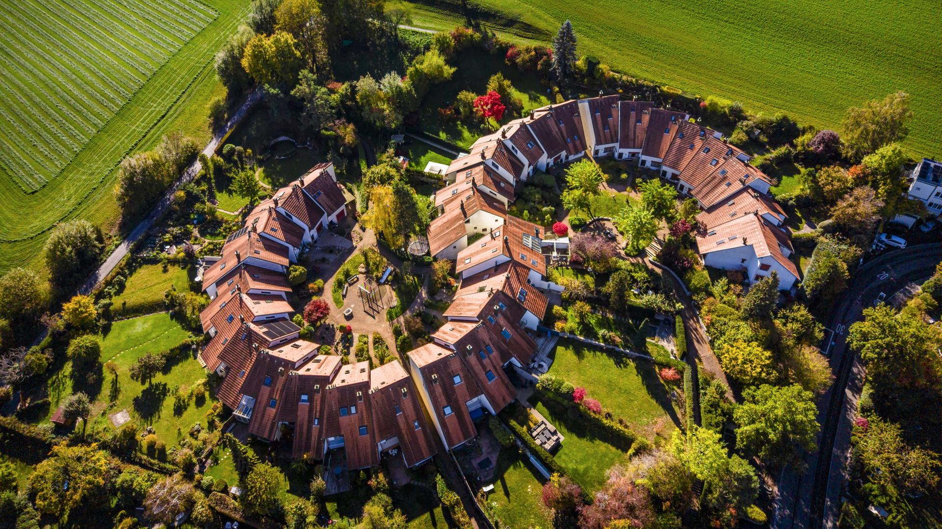 Eine Wohnsiedlung in FÃ¤llanden, Schweiz. | EPA