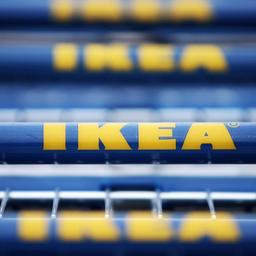 Ikea Einkaufswagen mit Ikea Logo