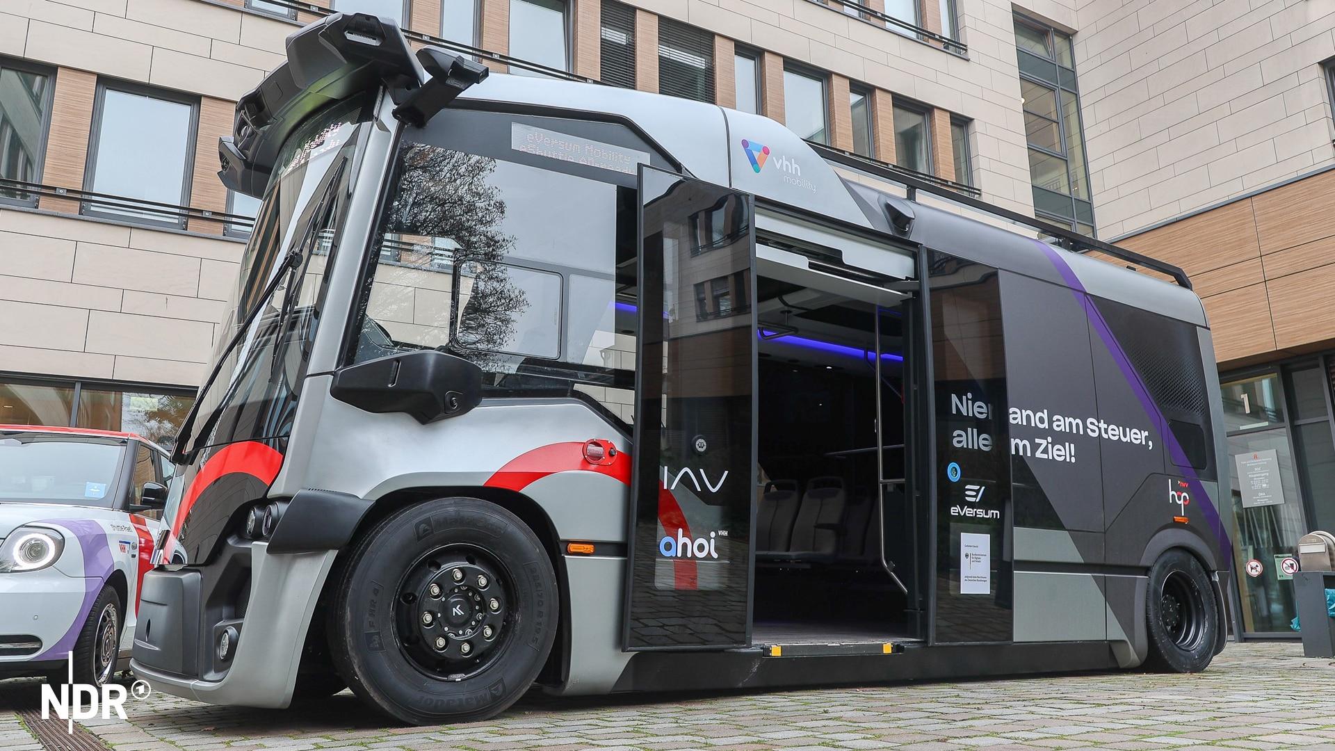 Prototyp für autonomes Fahrzeug im Projekt ahoi. | vhh.mobility Prototyp für autonomes Fahrzeug im Projekt ahoi.