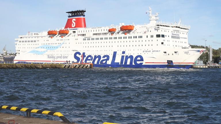 Die Ostsee-Fähre "Stena Spirit"