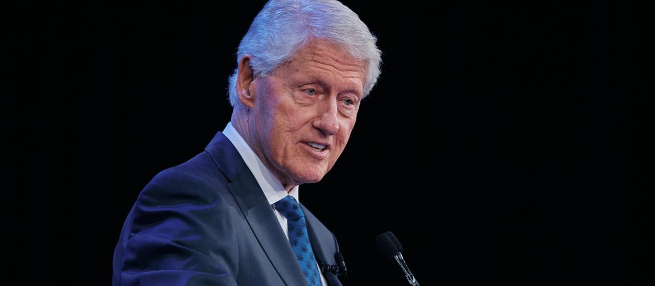 Ex-US-Präsident Bill Clinton bei einer Rede
