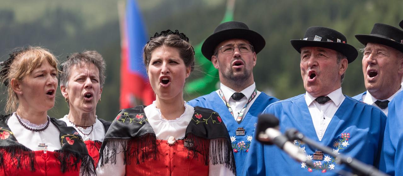 Die Schweizer Jodel-Gruppe 